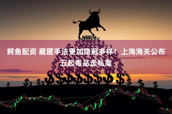 鳄鱼配资 藏匿手法更加隐蔽多样！上海海关公布五起毒品走私案